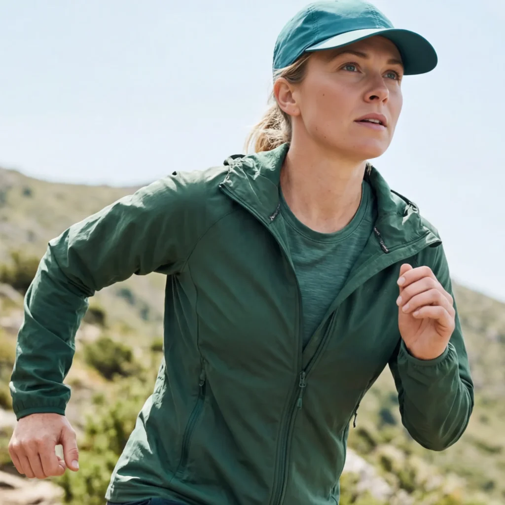 healthy spring woman